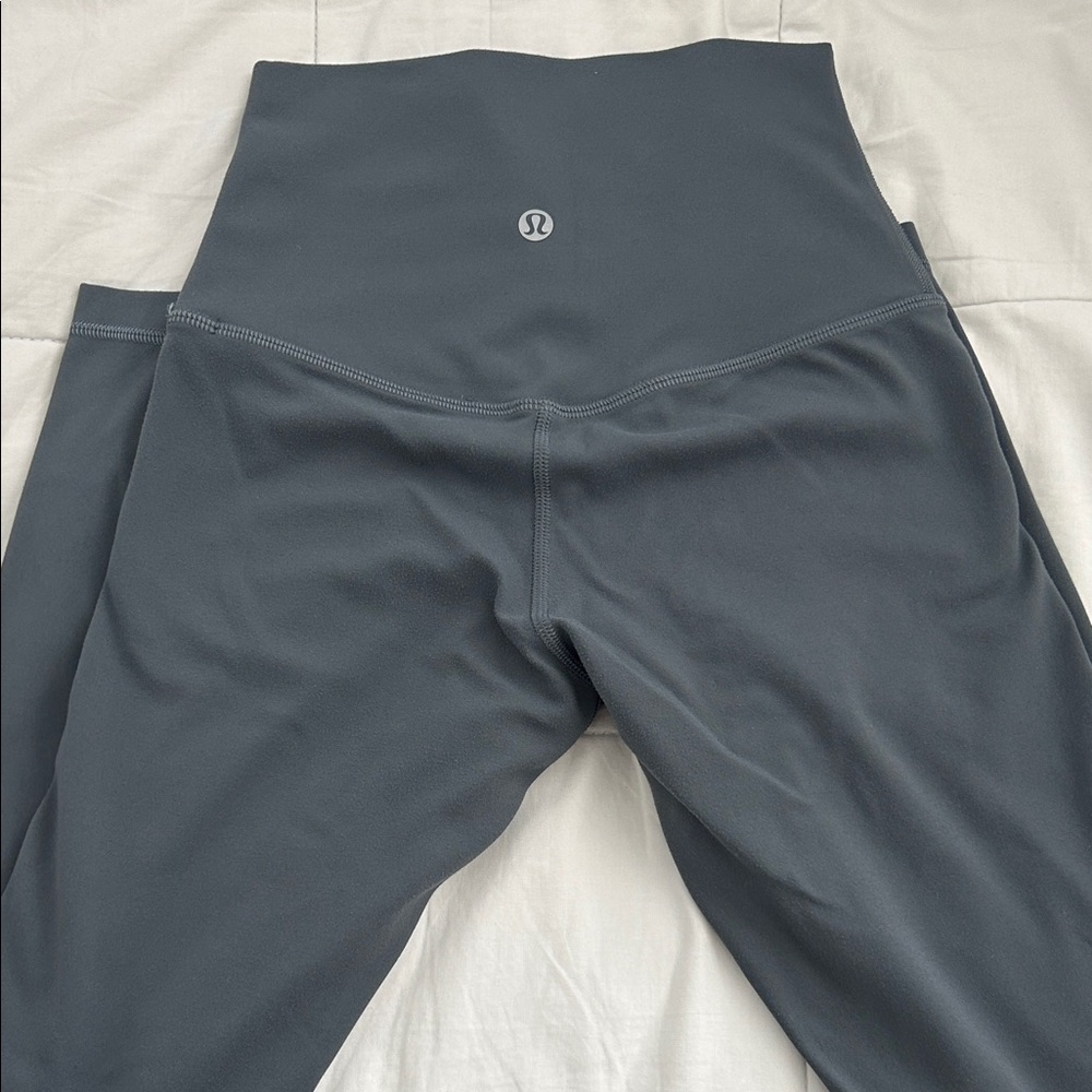 Lululemon Gray High-Waisted Leggings